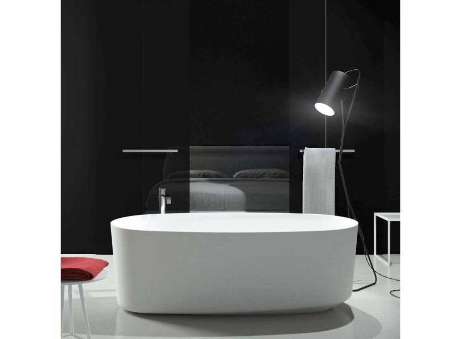 Design fristående bad gjord i Italien, Dongo Viadurini