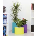 Modulära vaser i färgad polyeten Made in Italy 3 delar - Flowes Viadurini