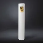 Hög hantverksvas i färgad keramik Tillverkad i Italien - Monte Viadurini