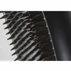 Hög inomhusvas i matt svart keramik och stål Tillverkad i Italien - Jesolo Viadurini