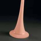 Hög inomhusvas i färgat glas Modern design tillverkad i Italien - Elviro Viadurini