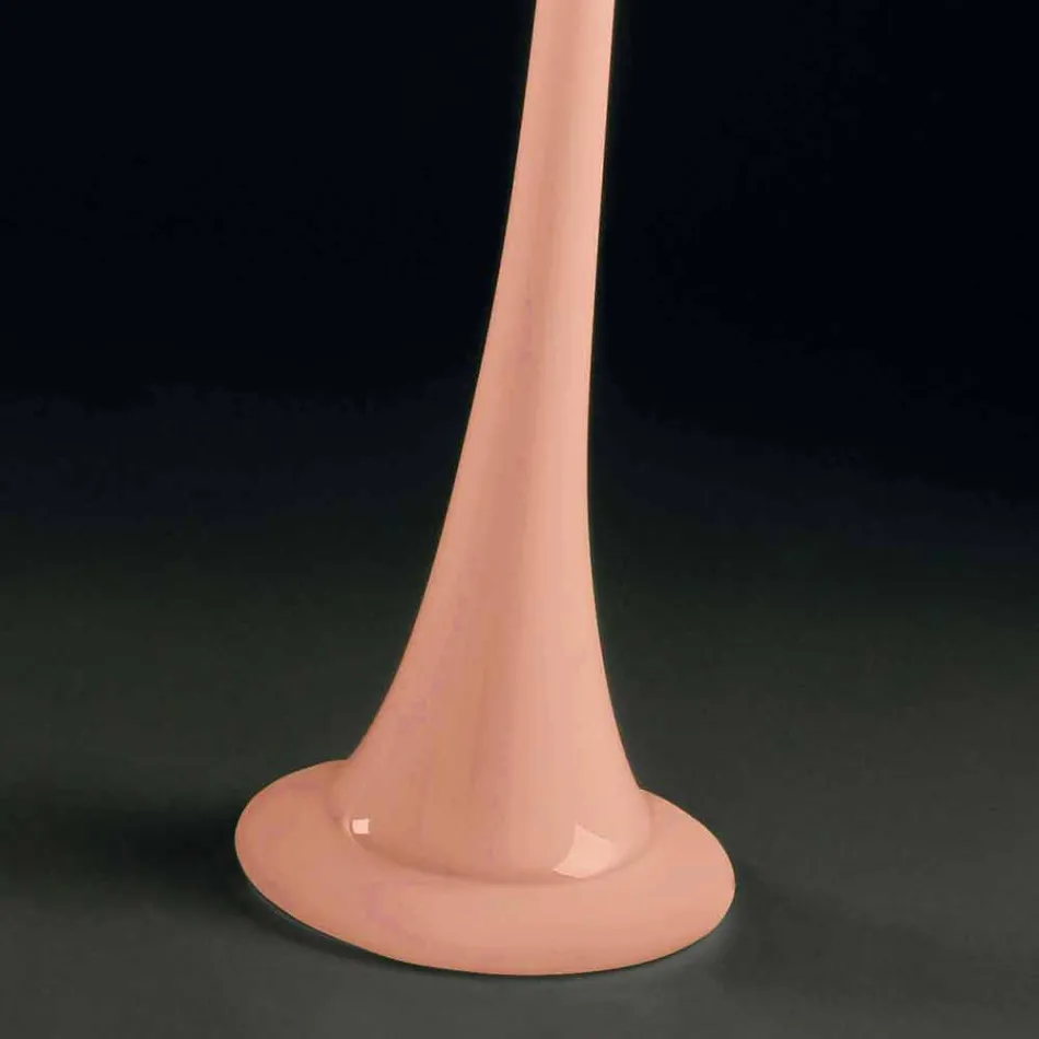 Hög inomhusvas i färgat glas Modern design tillverkad i Italien - Elviro Viadurini