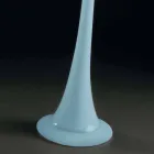 Hög inomhusvas i färgat glas Modern design tillverkad i Italien - Elviro Viadurini