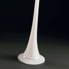 Hög inomhusvas i färgat glas Modern design tillverkad i Italien - Elviro Viadurini