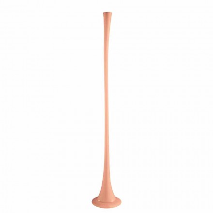 Hög inomhusvas i färgat glas Modern design tillverkad i Italien - Elviro Viadurini