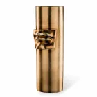 Hög dekorativ vas i färgad keramik handgjord i Italien - Monte Viadurini