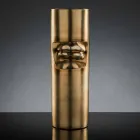 Hög dekorativ vas i färgad keramik handgjord i Italien - Monte Viadurini