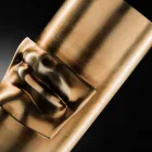 Hög dekorativ vas i färgad keramik handgjord i Italien - Monte Viadurini