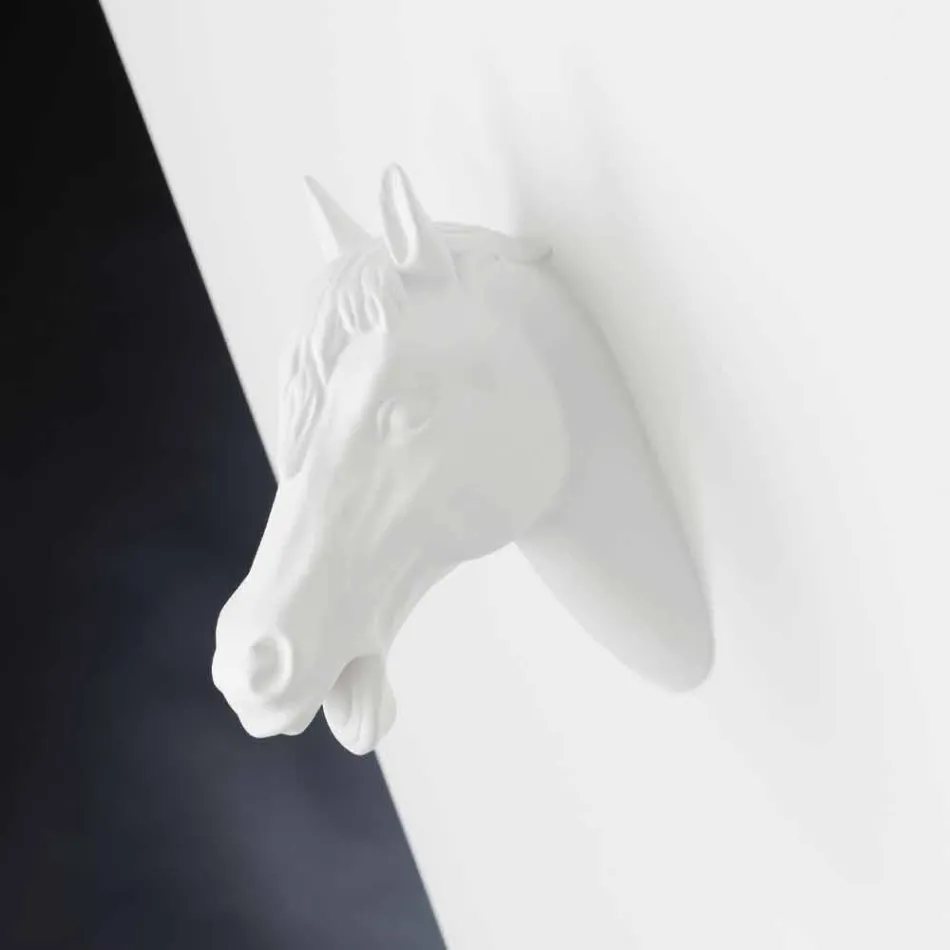 Hög inomhusvas i vit keramik handgjord i Italien - Jacky Viadurini