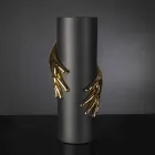 Hög inomhus keramisk vas handgjord i Italien - Monte Viadurini