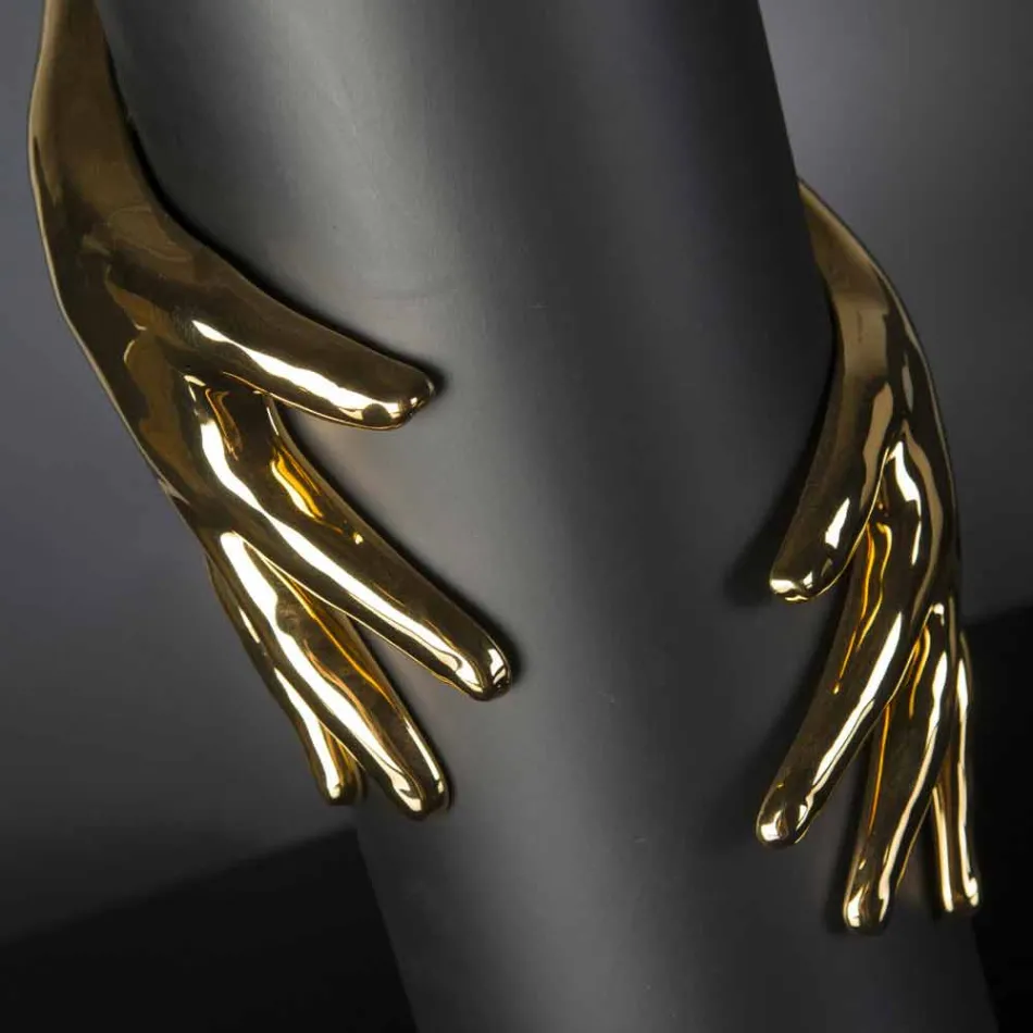 Hög inomhus keramisk vas handgjord i Italien - Monte Viadurini