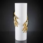 Hög inomhus keramisk vas handgjord i Italien - Monte Viadurini