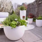 Vas med led- eller solbelysning Modern design av olika storlekar - Svasostar Viadurini