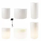 Vas med solbelysning eller LED-design för inomhus eller utomhus - Cilindrostar Viadurini