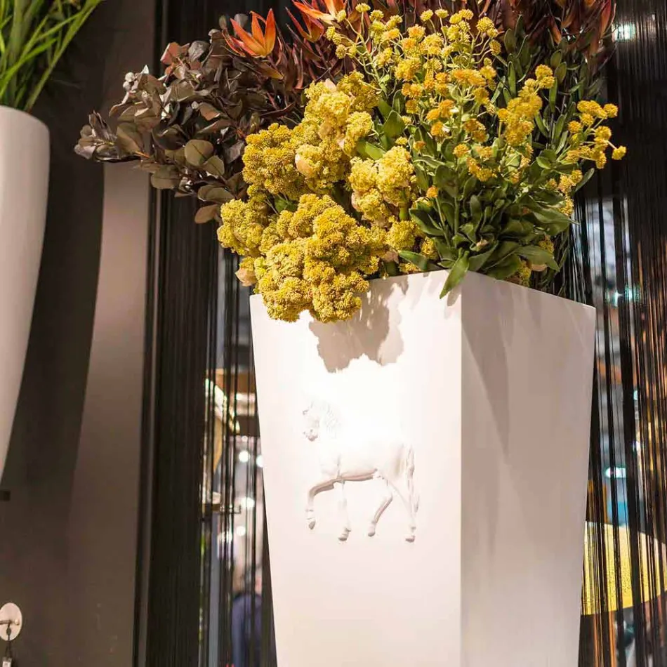 Vas med modern design kub 100% Made in Italy Cody Viadurini