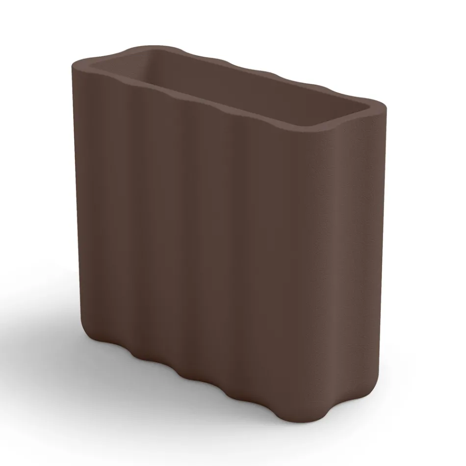 Utomhusvas i färgad polyeten 2 storlekar Tillverkad i Italien - Barbia Viadurini