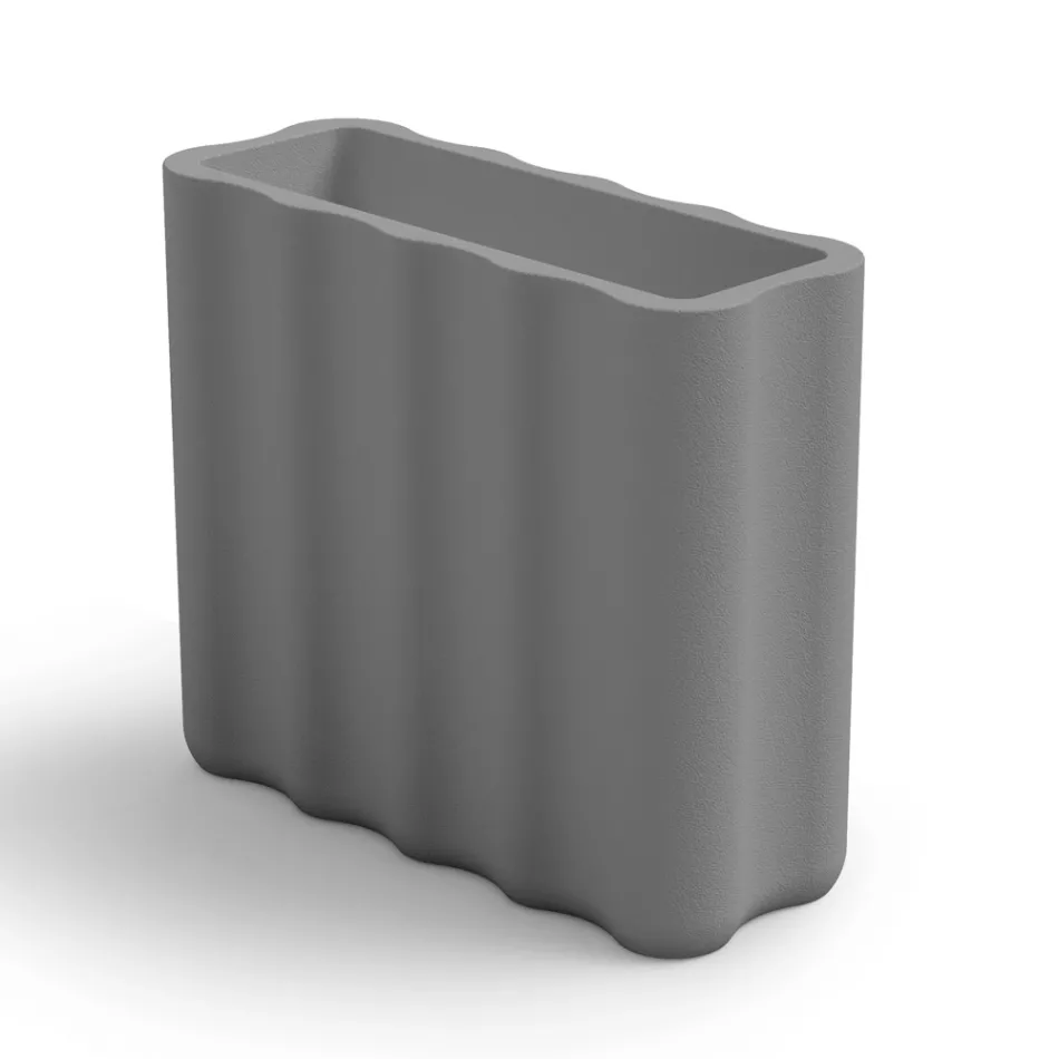 Utomhusvas i färgad polyeten 2 storlekar Tillverkad i Italien - Barbia Viadurini