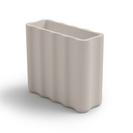 Utomhusvas i färgad polyeten 2 storlekar Tillverkad i Italien - Barbia Viadurini