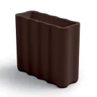 Utomhusvas i färgad polyeten 2 storlekar Tillverkad i Italien - Barbia Viadurini