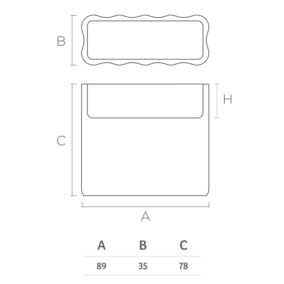 Utomhusvas i färgad polyeten 2 storlekar Tillverkad i Italien - Barbia Viadurini