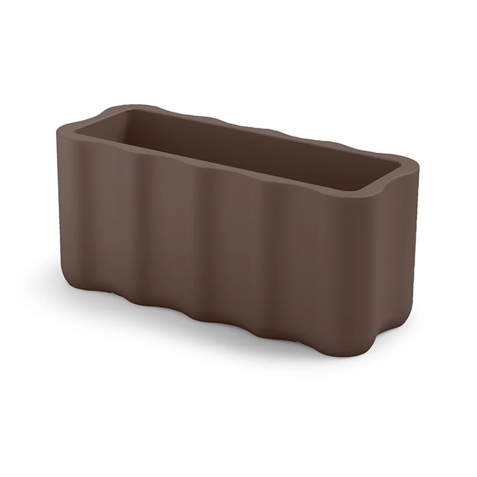 Utomhusvas i färgad polyeten Tillverkad i Italien - Stökig Viadurini