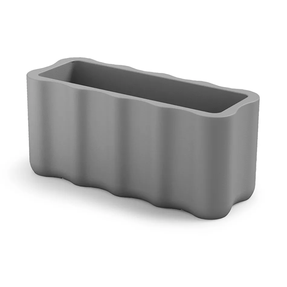 Utomhusvas i färgad polyeten Tillverkad i Italien - Stökig Viadurini