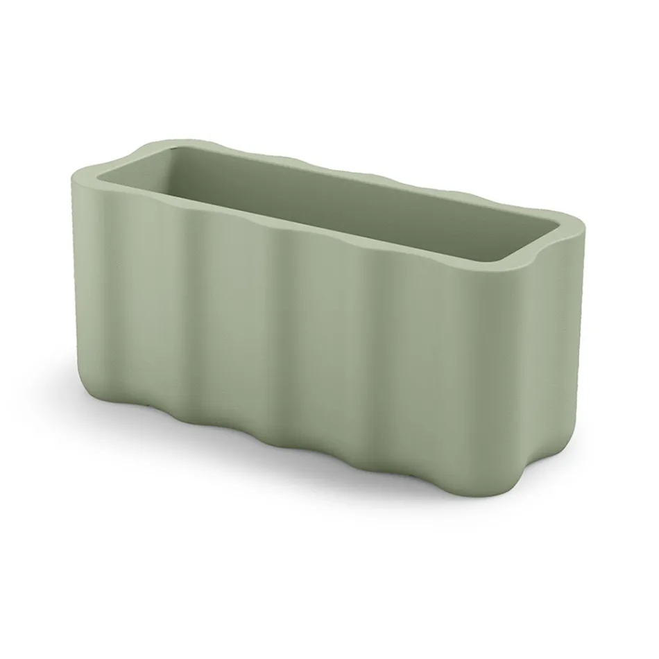 Utomhusvas i färgad polyeten Tillverkad i Italien - Stökig Viadurini