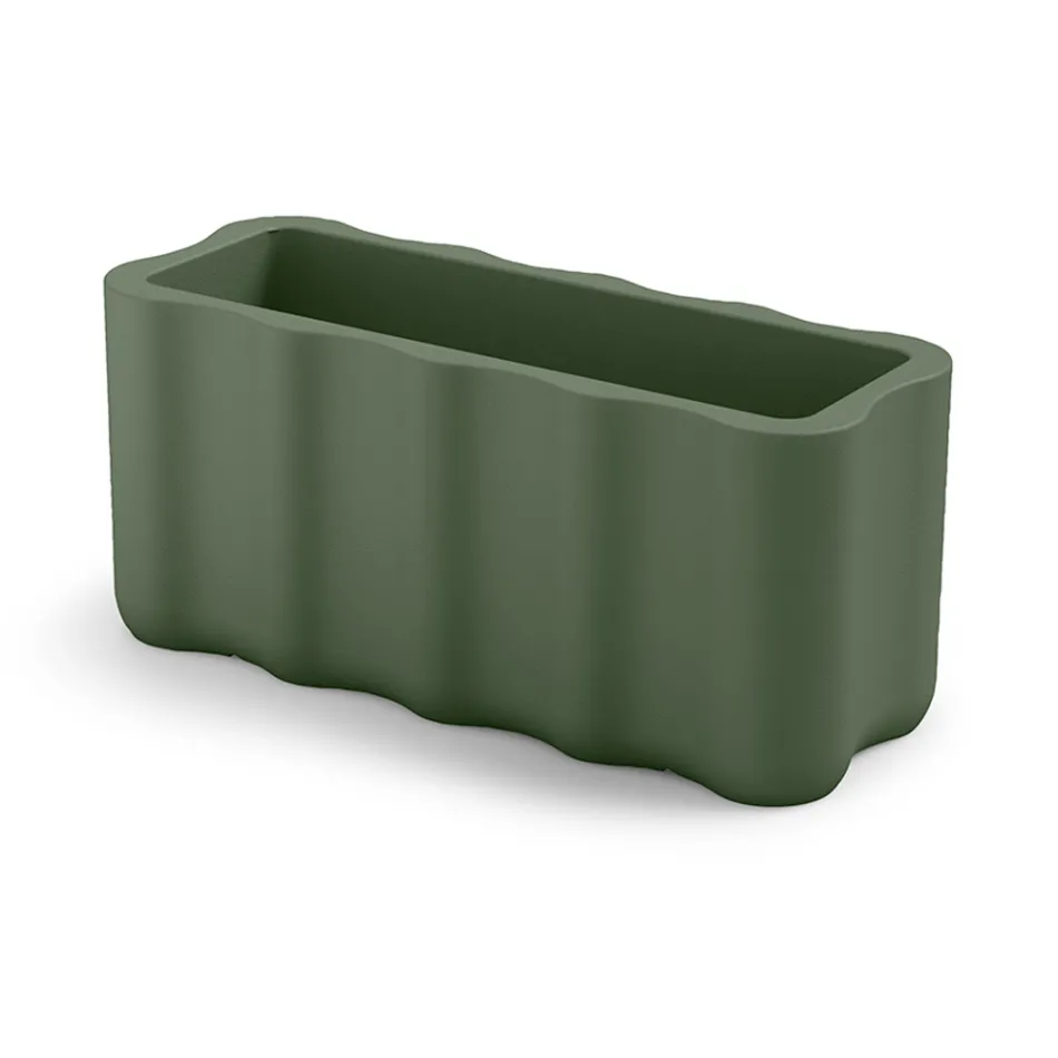 Utomhusvas i färgad polyeten Tillverkad i Italien - Stökig Viadurini