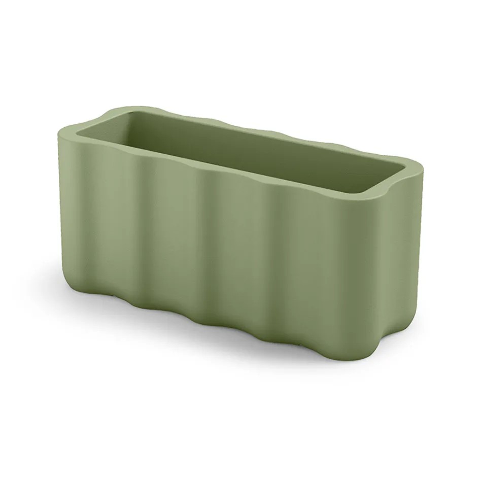 Utomhusvas i färgad polyeten Tillverkad i Italien - Stökig Viadurini