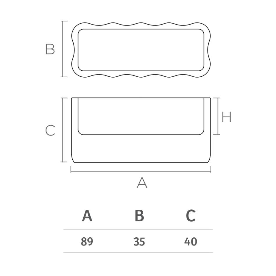 Utomhusvas i färgad polyeten Tillverkad i Italien - Stökig Viadurini