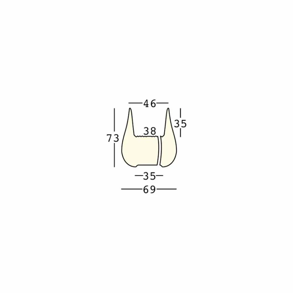 Utomhus lysande design droppvas i polyeten Tillverkad i Italien - Monita Viadurini