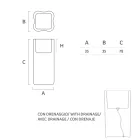 Ljus trädgårdskruka i vit polyeten Tillverkad i Italien - Crizia Viadurini