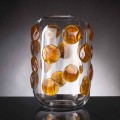 Inomhusvas i Murano-glas med färgade detaljer Tillverkad i Italien - Mirtos