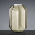 Inomhusvas i polerat glas som är handgjord i Italien - Flock Viadurini