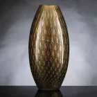 Inomhus vas i färgat Murano-blåst glas tillverkat i Italien - Asper Viadurini