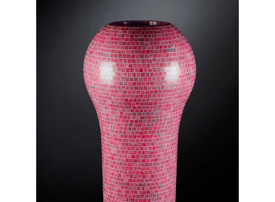 Hög dekorativ vas i polyeten Modern design tillverkad i Italien - Takagi Viadurini