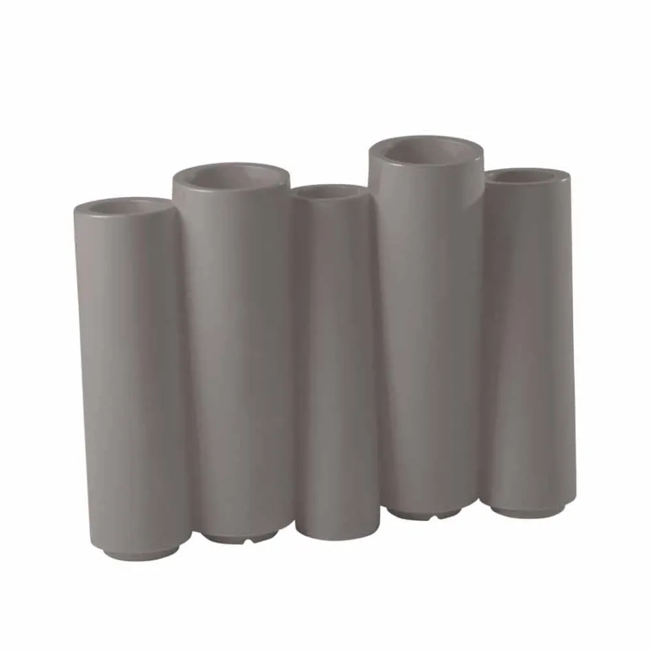 Dekorativ färgad vas Slide Bamboo modern design gjord i Italien Viadurini