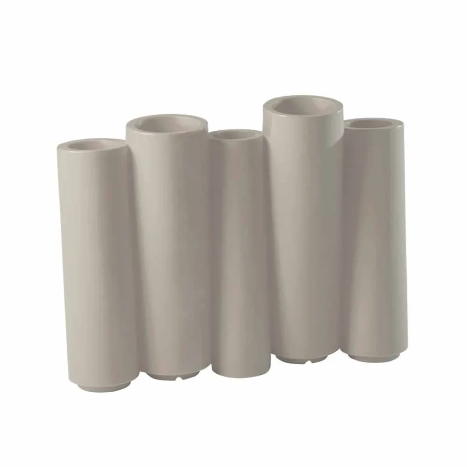 Dekorativ färgad vas Slide Bamboo modern design gjord i Italien Viadurini