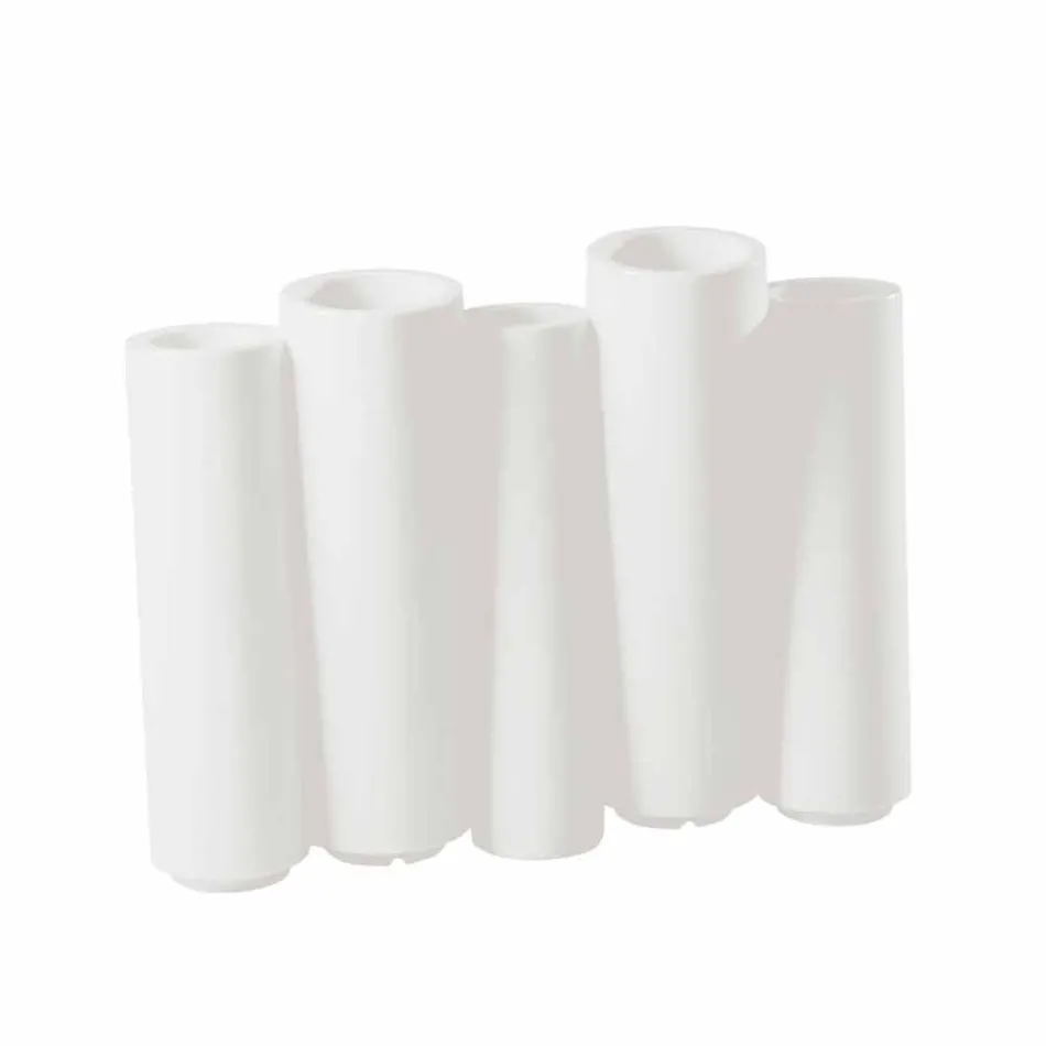 Dekorativ färgad vas Slide Bamboo modern design gjord i Italien Viadurini