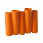 Dekorativ färgad vas Slide Bamboo modern design gjord i Italien Viadurini