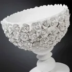 Dekorativ vas inomhus i Biana-keramik med dekor i Made in Italy - Camogli Viadurini