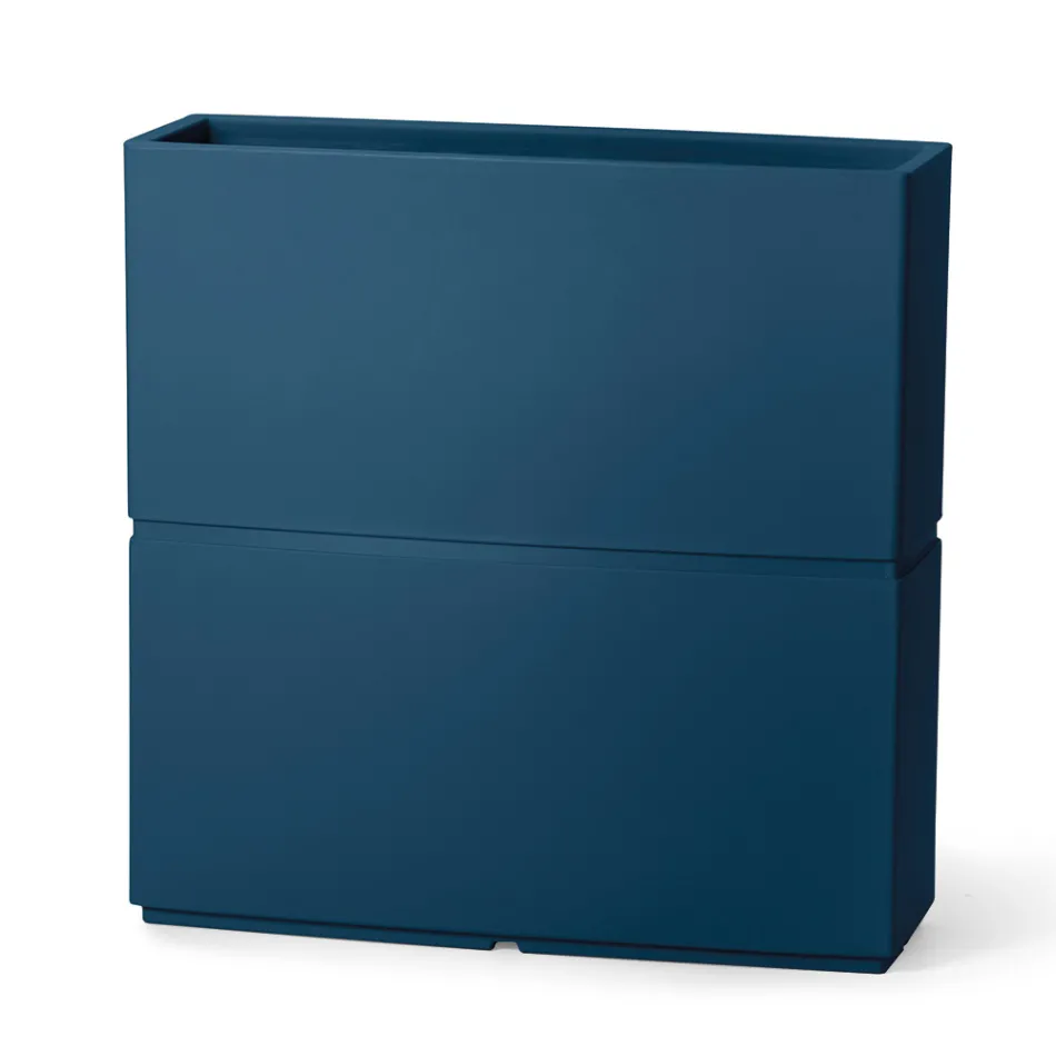 Dekorativ inomhusvas i polyeten 2 storlekar Tillverkad i Italien - Lambo Viadurini