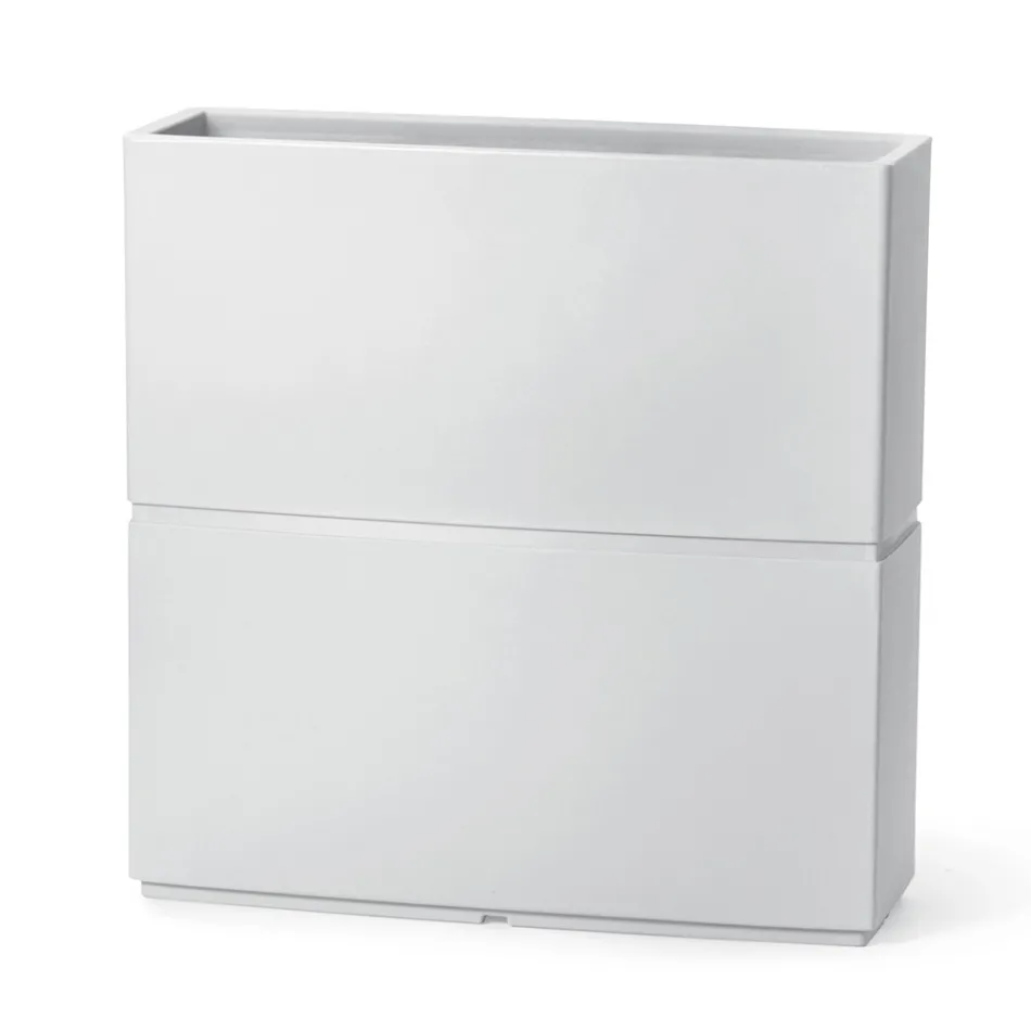 Dekorativ inomhusvas i polyeten 2 storlekar Tillverkad i Italien - Lambo Viadurini