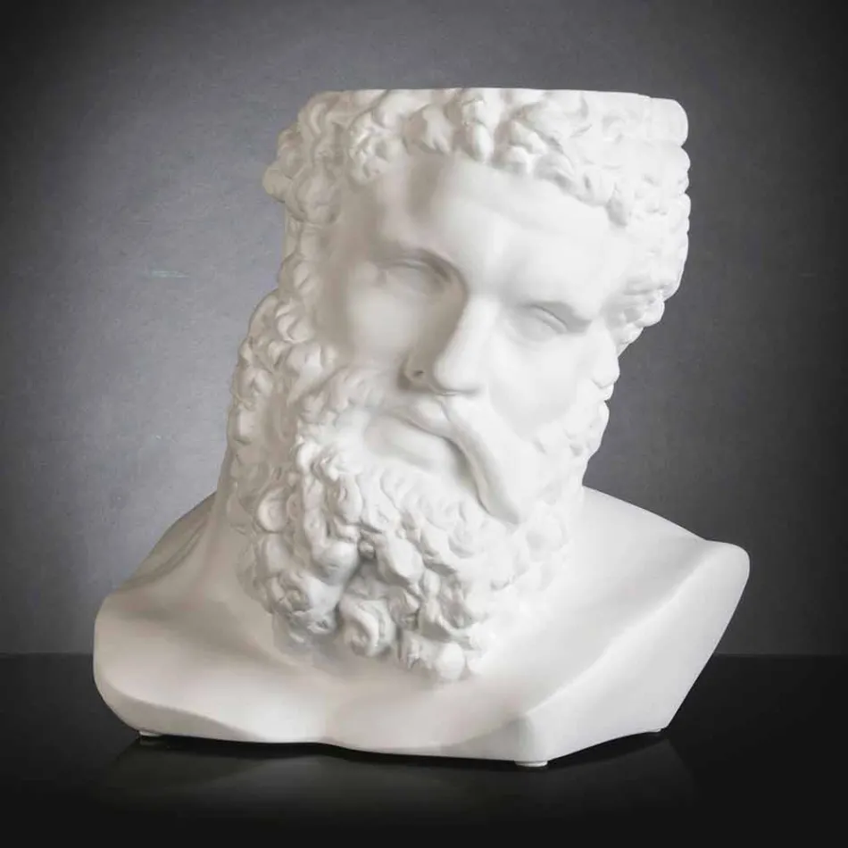 Handgjord färgad keramisk dekorativ vas tillverkad i Italien - Maciste Viadurini