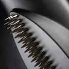 Dekorativ vas i matt svart keramik Handgjord i Italien - Medina Viadurini