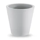 Rund färgad dekorativ vas i polyeten tillverkad i Italien - Mengo Viadurini