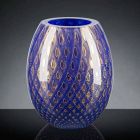 Dekorativ vas i färgat Murano-blåst glas tillverkat i Italien - Barletta Viadurini