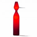 Röd Murano blåst glas dekorativ vas tillverkad i Italien - Belindo