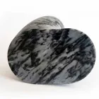 Modern dekorativ vas i Bardiglio Fiorito-marmor Tillverkad i Italien - Dido Viadurini