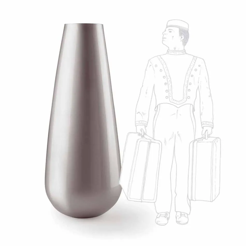 Utomhus dekorativ vas i polyeten tillverkad i Italien - Menea Viadurini